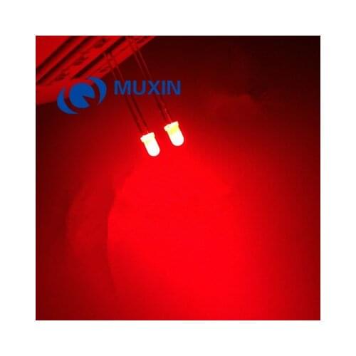 1000pcs/lot 3mm Red Colour Round LED Bright Light-Emitting Diodes Component Set Wholesale