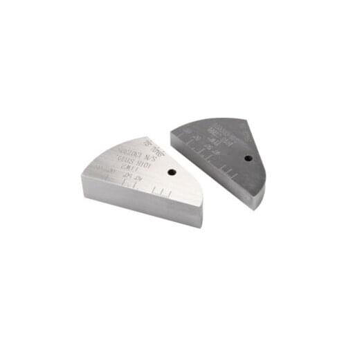 1018 Steel IIW2 (V2) Ultrasonic Calibration Block,UT block with thickness 12.5mm hole diam 5mm