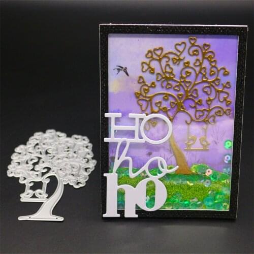 1653 Love Birds Tree Metal Cutting Dies For Scrapbooking Stencils DIY Album Cards Decoration Embossing Folder Craft Die Cut Cuts