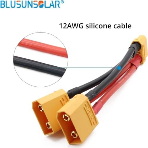 20 Pcs/Lot XT90 Parallel nice Battery Connectors Adaptor Cable Extension Y Splitter For Parallel Battery Connection ZD0192