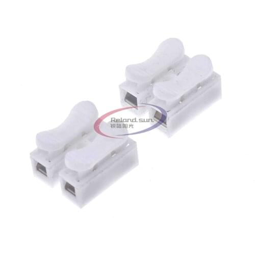 30pcs 2 Pins Electrical Cable Connectors CH2 Quick Splice Lock Wire Terminals Set
