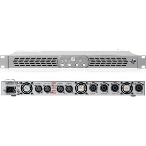 4 Channels Class D Power Amplifier Professional Audio 1U Digital Power Amplifier, DJ Mixer Audio Line Array Speakers