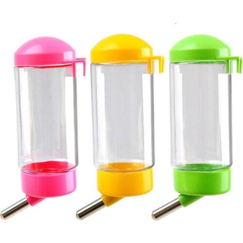 400ML portable pet dog water bottle Pet Automatic Drinking Water Fountain Water Feeder Bottle for Small Cat Dog Rabbit Hamster