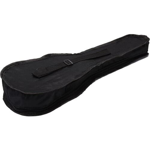 55.5*20cm 21 Inch Black Ukulele Bag Soft Case Bag Single Shoulder Backpack Padded