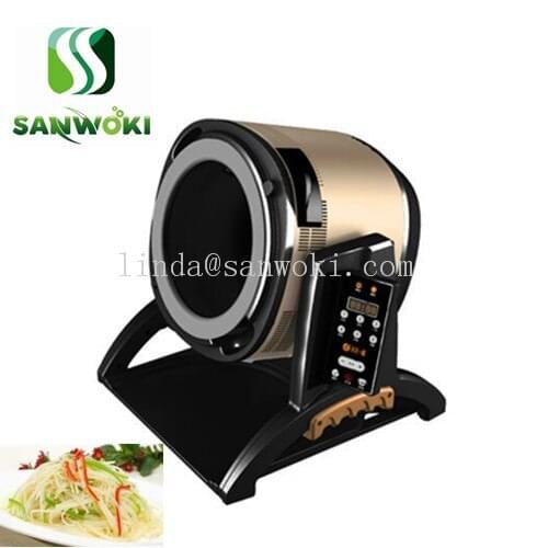 6L Intelligent stir frying machine automatic cooking machine roller cooker Chinese food cooking pot non-stick cooking robot