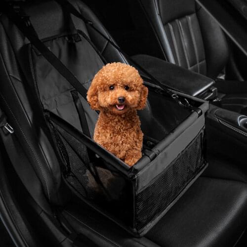 Travel Dog Car Seat Cover Cat Foldable Breathable Mesh Safe Hammock Pet Carriers Bag Carrying For Cats Dogs Transport Basket