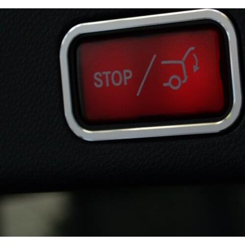 Electric Tail Door Switch Decoration Sequins Car Styling For Mercedes Benz GLA GLK GL ML CLS S Class Aluminium Alloy