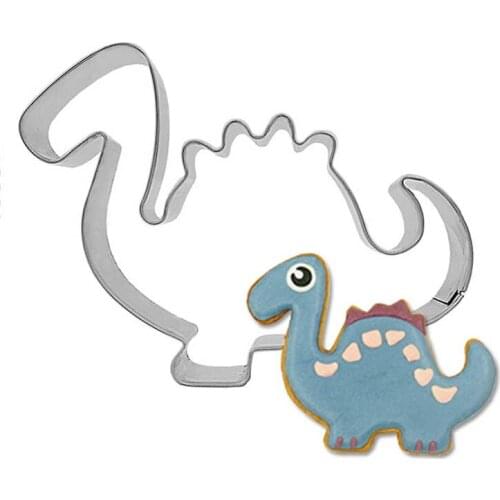 2015 Stainless Steel Dinosaur Animal Party Baking Fondant Biscuit Cookie Cutter Tool Bakeware DH028