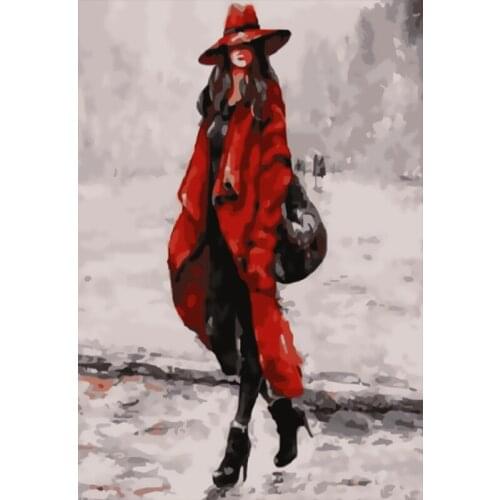 DIY paintings by numbers Animal Dog Canvas for Painting home decor Picture Coloring By Numbers Christmas 40x50 cm