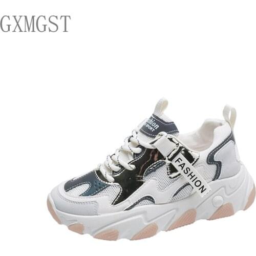 Women Fashion Sneakers Designers Chunky Vulcanized Shoes Pink Casual Old Dad Shoes Woman Tennis Female Brand Platform Sneaker