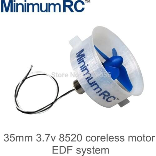 MinimumRC 35mm culvert fan system 3.70v 1s culvert fan for 25-40g aircraft for mini RC Airplane