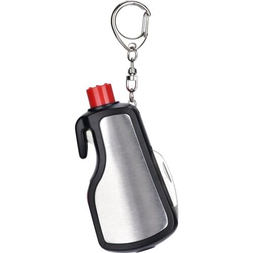 7 In 1 Multi-Function Car Safety Hammer Emergency Automobile Glass Breaker Seatbelt Cutter Window Escape Device With LED Flight