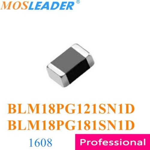 Mosleader 4000pcs 1608 BLM18PG121SN1D BLM18PG181SN1D BLM18PG121SN1 BLM18PG181SN1 High Voltage 0603 Chinese goods High quality