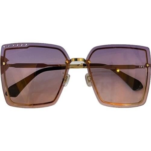 Oversized Square Sunglasses Women Luxury Brand Fashion Gradient Sun Glasses Men Gafas Mirror UV400