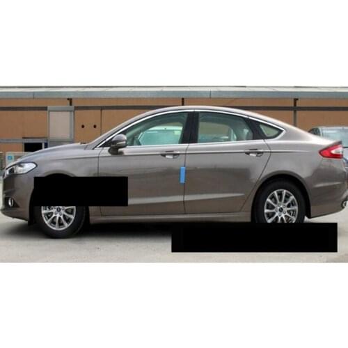 Stainless steel car window trims for ford mondeo 2014 2015 2016 2017 2018 4th generation ford fusion
