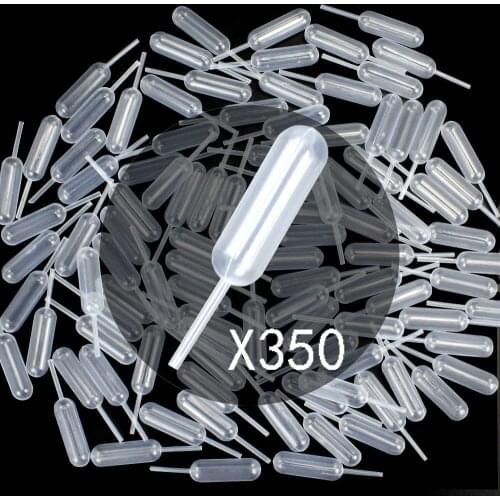 350pcs 4ml Plastic Pipettes Squeeze Transfer Pipettes Suitable for Chocolate, Cupcakes, Strawberries