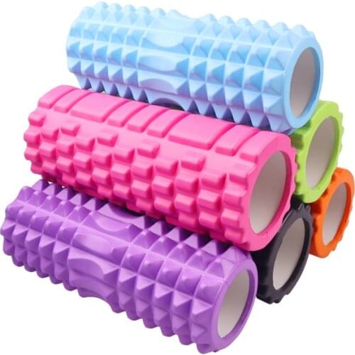 Yoga Column Fitness Pilates Yoga Foam Roller blocks Train Gym Massage Grid Trigger Point Therapy Physio Exercise 33CM