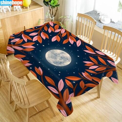 Katja Perez Art Tablecloth Waterproof Fabric Rectangular Dust-proof Table Cover For Party Home Decor TV Covers