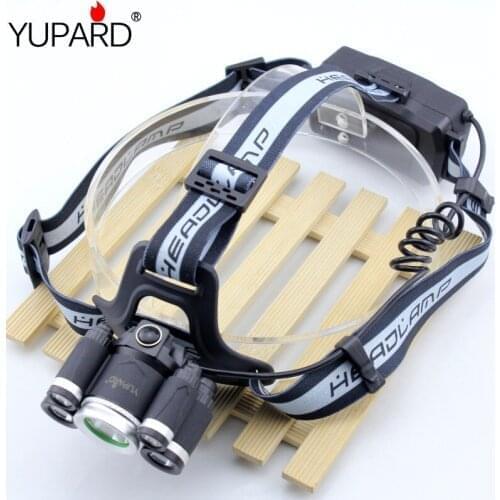 T6 LED Headlamp High Lumen LED Light Ultra Bright Headlight USB Rechargeable 5Modes Flashlight Waterproof Fishing Headlamp