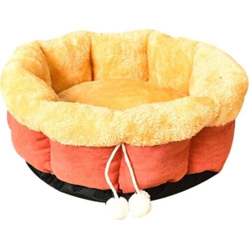 Warm Round Dog Bed house Cat Puppy Cushion blanket for Small/medium/large Dogs mat Cats Bed Pet Supplies cama para perro