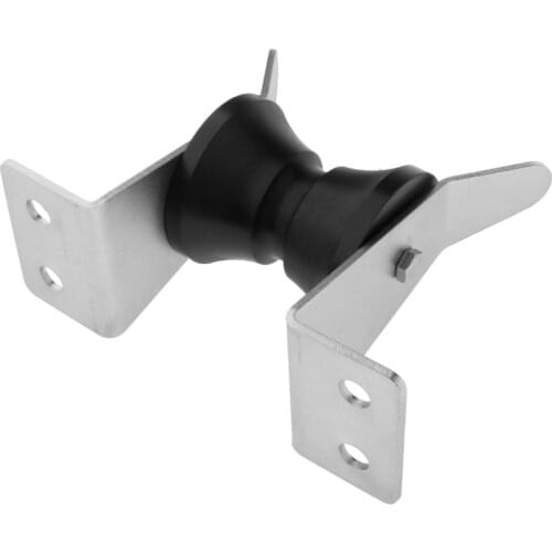 Universal Practical 316 Bow Anchor Roller Easy Use Black+Silver For Boat
