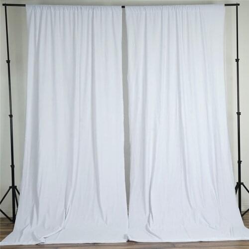 200gsm High Thick Polyester Panel Wedding Backdrop Curtain Stage Background Photo Booth Our Door Wedding Event Party Decoration