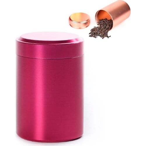 1Pcs Waterproof Storage Box Aluminum Tobacco Tea Case Capsule Pill Case Cigarette Accessories Smoking Herb Container Smoke