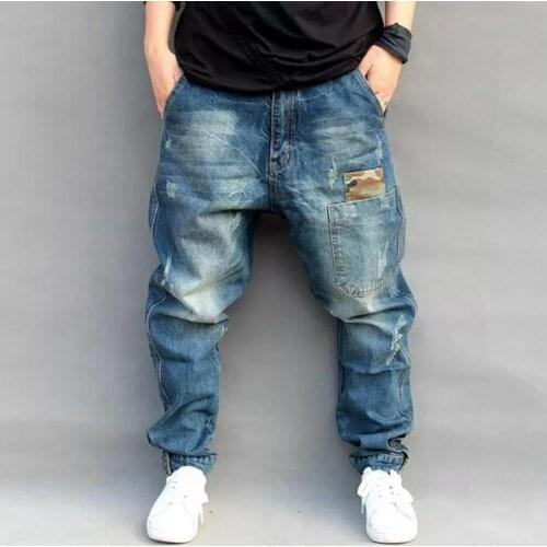 Jeans Men Man Pants Mid Waist Double Pocket Zip Closure Worn Man Jeans for Outdoor Activity High Quality Jean Casual Trousers
