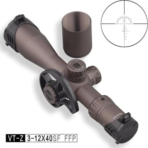 Discovery VT-Z 3-12X40SF FFP Compact Scope First Focal Plane Riflescope Glass Etched Reticle Hunting Sights With Parallax Wheel