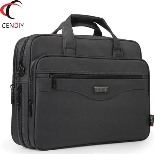 Brand Business Briefcase Laptop Bag Oxford Multifunction Waterproof Men Handbags Crossbody Bag High Quality Shoulder Men Bag