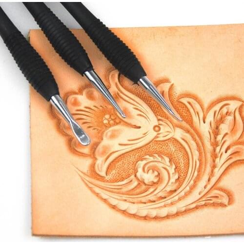 Leather modeling tools kit diy craft supplies handmade design Leathercraft caving working scribing shaping stroke tool set