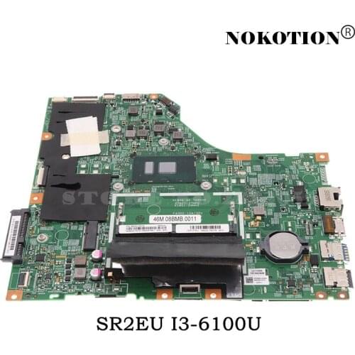 Nokotion 5B20L78374 LV115SK MB 15277-1 448.08B01.0011 For Lenovo V110-15IKB V110-15AST Laptop Motherboard SR2EU I3-6100U+4G RAM