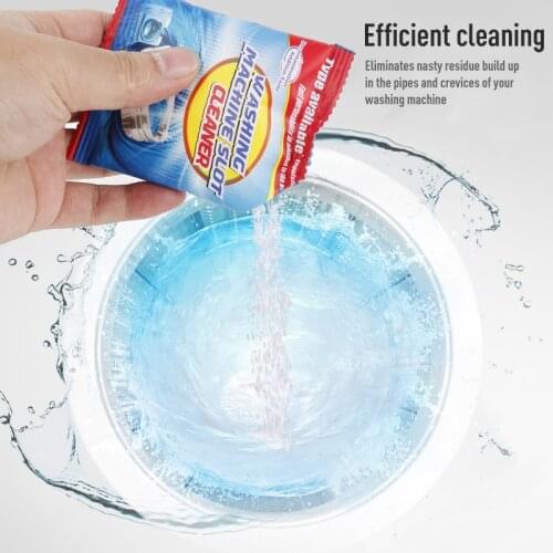 Washing Machine Cleaner Powder Washer Supplies Effective Washing Machine Cleaner Laundry Tank Cleaner Agent Bag for Home Laundry