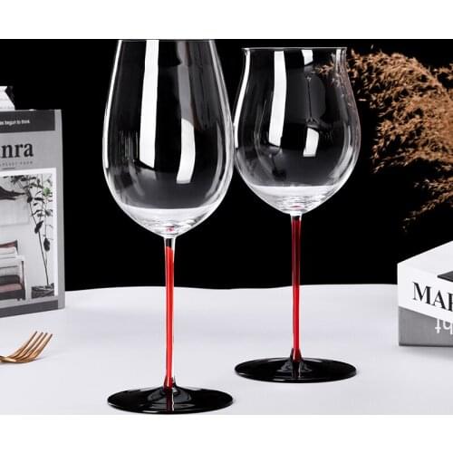 Luxury Crystal glass wine cups fashion Goblet Kitchen drinking glasses Bar Hotel party home Drinkware Creative wedding gifts