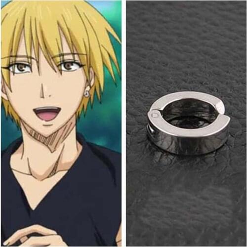 Kuroko no Basuke Kise Ryota Cosplay Ear Stud Anime Kurokos Basket ball Yukina Kou Ear Clip