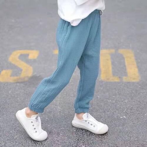 Mosquito pants boys and girls bloomers children summer 2021 new P4791