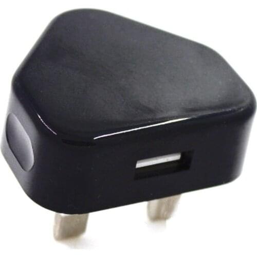 UK Plug 3 Pin USB Plug Adapter Charger Power Plug Wall Socket USB Ports For Phones Tablets Chargeable Devices For Travel Home