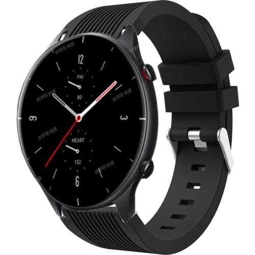 For Huami Amazfit GTR 2E 2 GTR2 47mm SIlicone Sport Watchband Bracelet 22mm Straps for Amazfit Pace Stratos 2 2S 3 Correa