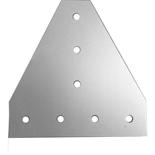 1pcs T type 90 Degree Joint Board Plate Corner Angle Bracket Connection for Aluminum Profile 3030/4040 30x30/40x40 with 7 holes