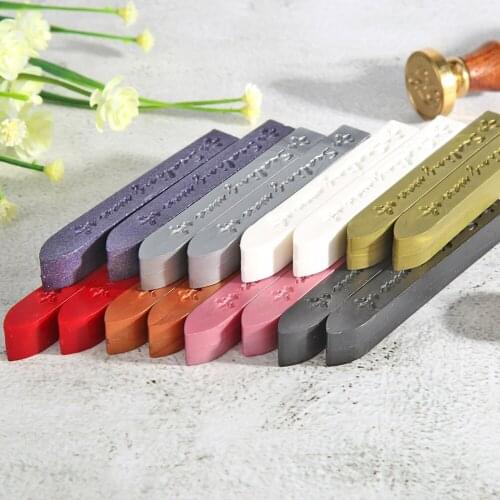 Retro DIY Sealing Wax Stick Retro Seal Stamps For Letter Wedding Invitations 90*10*10mm Vintage Sealing Wax Sticks without Core