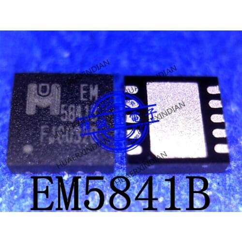 1Pieces New Original EM5841BVT EM5841B Type 5841B QFN10 In Stock Real Picture