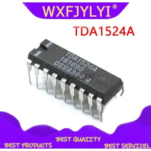 10pcs/lot TDA1524A TDA1524 DIP-18 Stereo-tone/volume control circuit