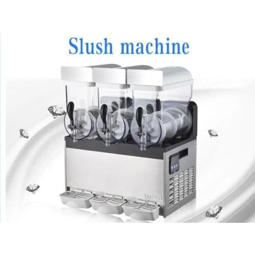 110V/220V Three Tank Snow Melting machine/ Slush Machine/Cold Drink Maker/Smoothies Granita Machine/Sand ice machine