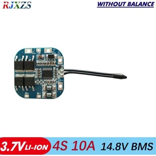 4S 10A 14.8V li-ion BMS PCM battery protection board bms pcm with temerature switch for rc modules toys 18650 battery