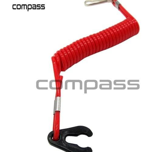 Emergency Engine Kill Switch Stop Safety Tether Lanyard For Yamaha