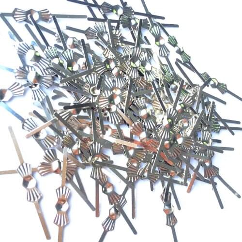 Free Shipping 1000pcs L33mm Chrome Butterfly Buckle/ Tie Clips, Crystal Chandelier Parts Copper Connector Metal Bowtie Butterfly