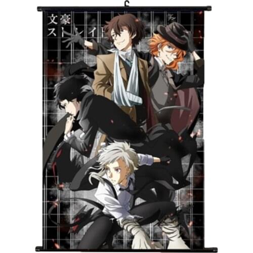 Bungou Stray Dogs Anime Manga Wall Poster Scroll Home Decoration Wall Art 2019