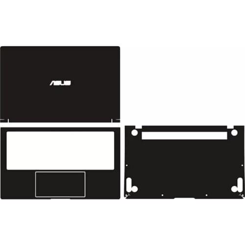 Laptop Carbon fiber Vinyl Skin Sticker Cover For New ASUS Zenbook UM433D UM433DA UM433 14"