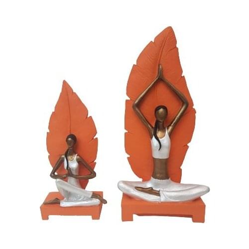 EU HOME DECORATION AROSE LEAF YOGACI 2Lİ TOOL