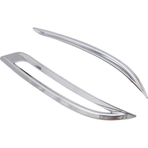 Chrome Rear Tail Fog Light Lamp Foglight Foglamp Cover Trim Moulding Fit For Tesla Model 3 2018 2019